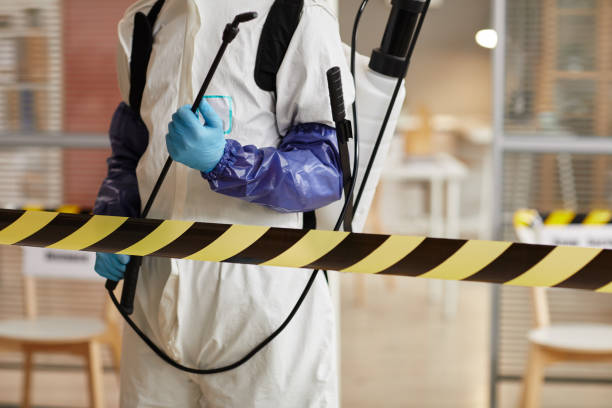 Professional Biohazard Cleanup technician working in Canton, GA